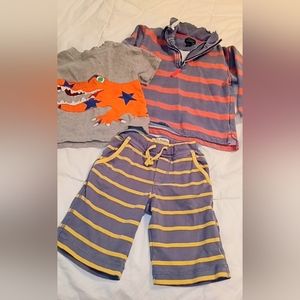 Mini boden shirt and pants lot size 3t
